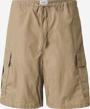 WEEKDAY Cargobyxa i grön: framsida