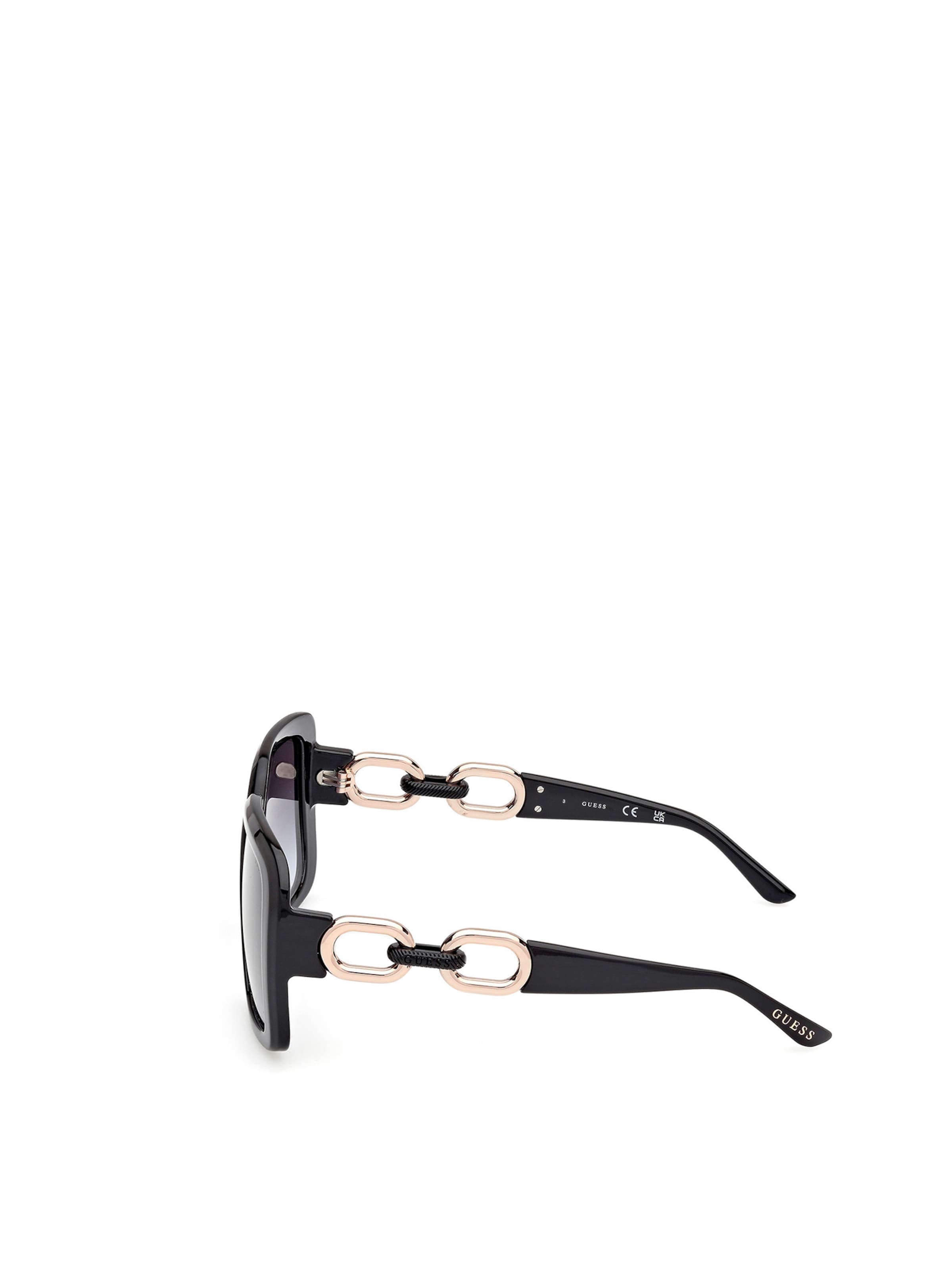 GUESS Sonnenbrille in Schwarz