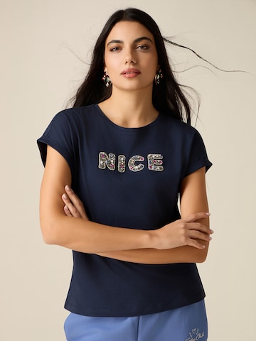 T-shirt oltre en bleu