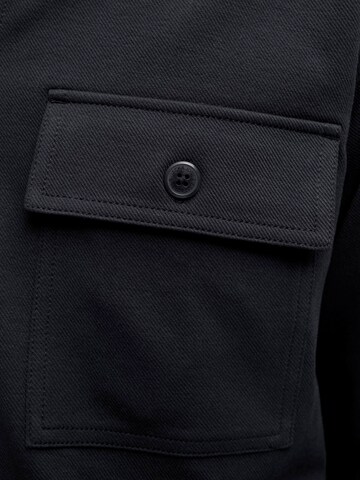 JACK & JONES Zip-Up Hoodie 'JJEWILLIAM' in Blue
