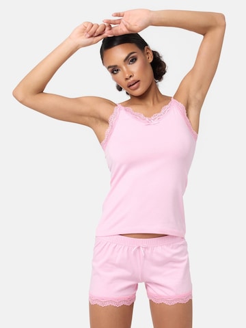 Shorty 'F908' di Tazzio in rosa: frontale