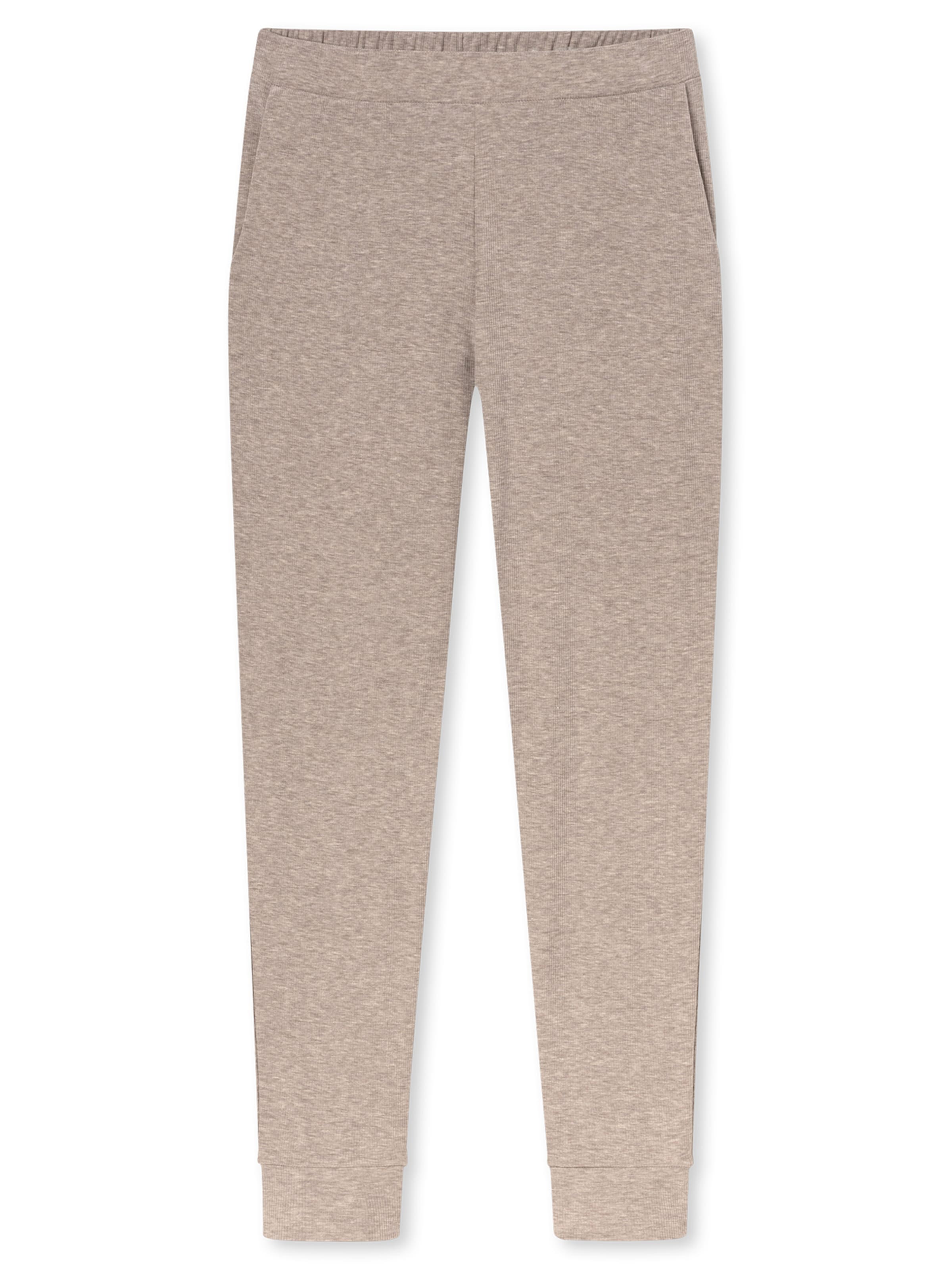 SCHIESSER Schlafanzug ' Selected Premium Warming ' in Beige