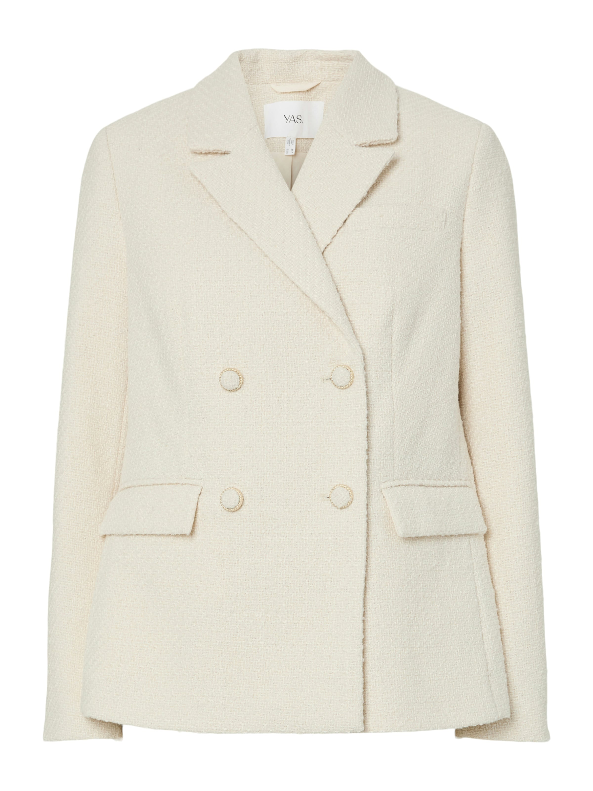 YAS Blazer 'YASPETRA' in Beige: front