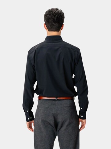 TEESHOPPEN Regular Fit Hemd in Schwarz