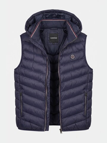 Gilet KOROSHI en bleu