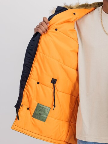 ALPHA INDUSTRIES Winterjas 'N3B VF 59' in Blauw