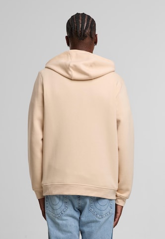 Urban Classics Zip-Up Hoodie 'Basic Essential' in Beige