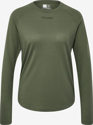 Hummel Functioneel shirt in Groen: voorkant