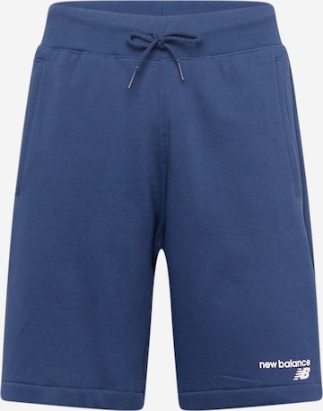 Pantalon new balance en bleu : devant