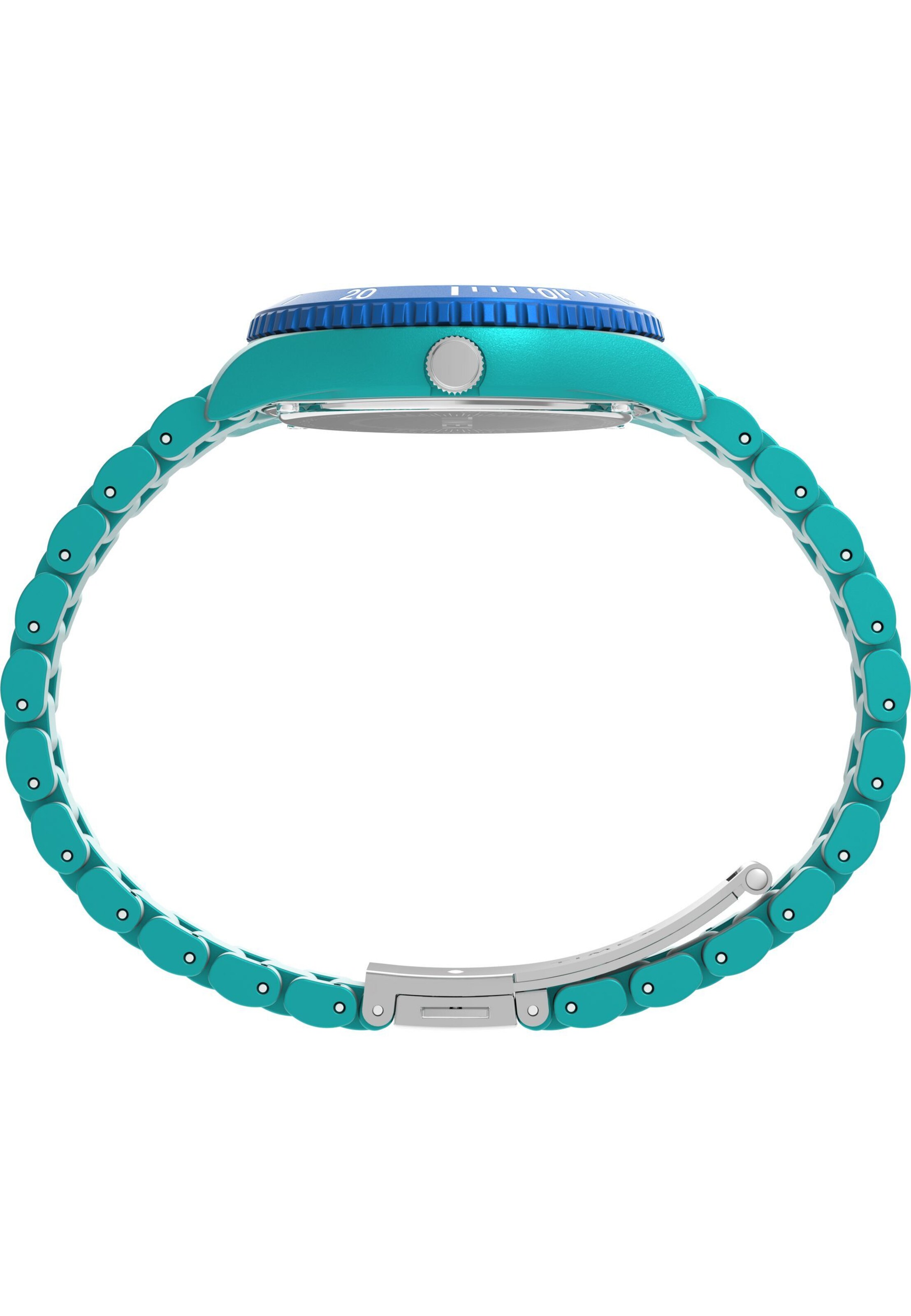 TIMEX Analog Watch 'Legacy #tide™ - Ocean Diver Inspired' in Grün: Vorderseite