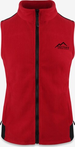 normani Sportbodywarmer 'Barrie' in Rood: voorkant