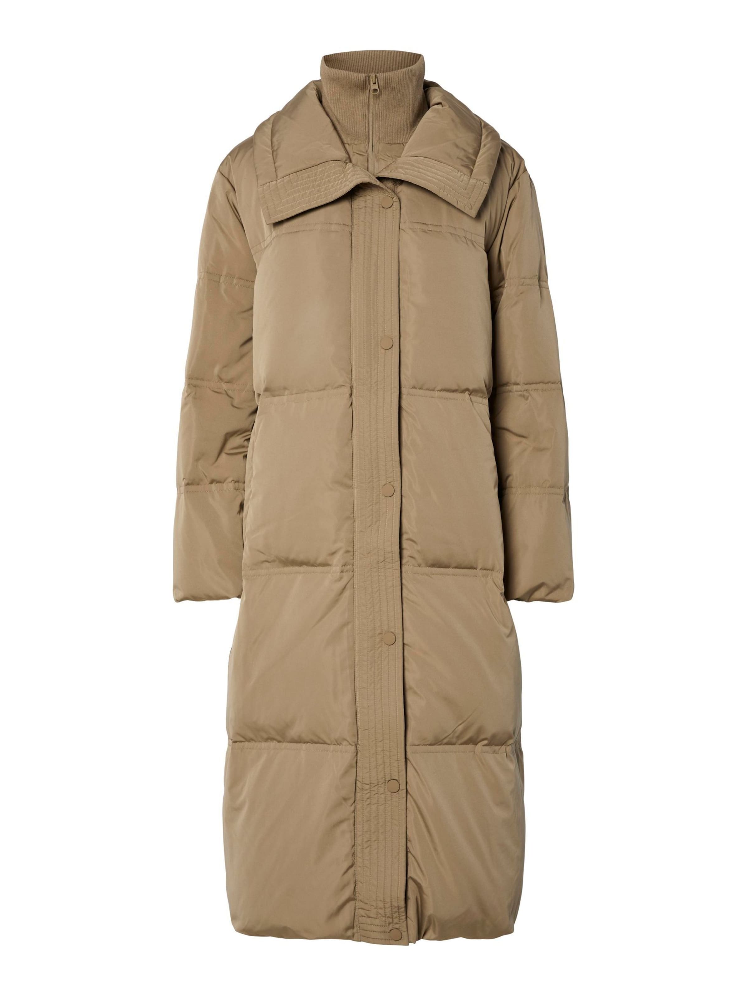 YAS Manteau d’hiver 'YASSevina' en sépia, Vue avec produit