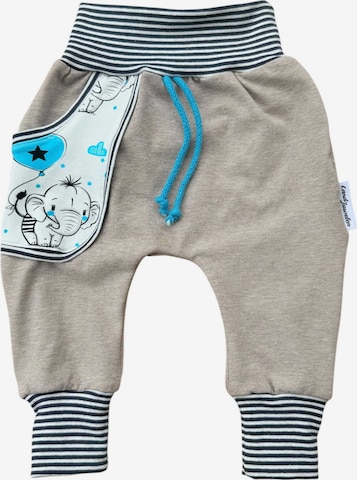 Land-Juwelen Tapered Trousers in Beige: front