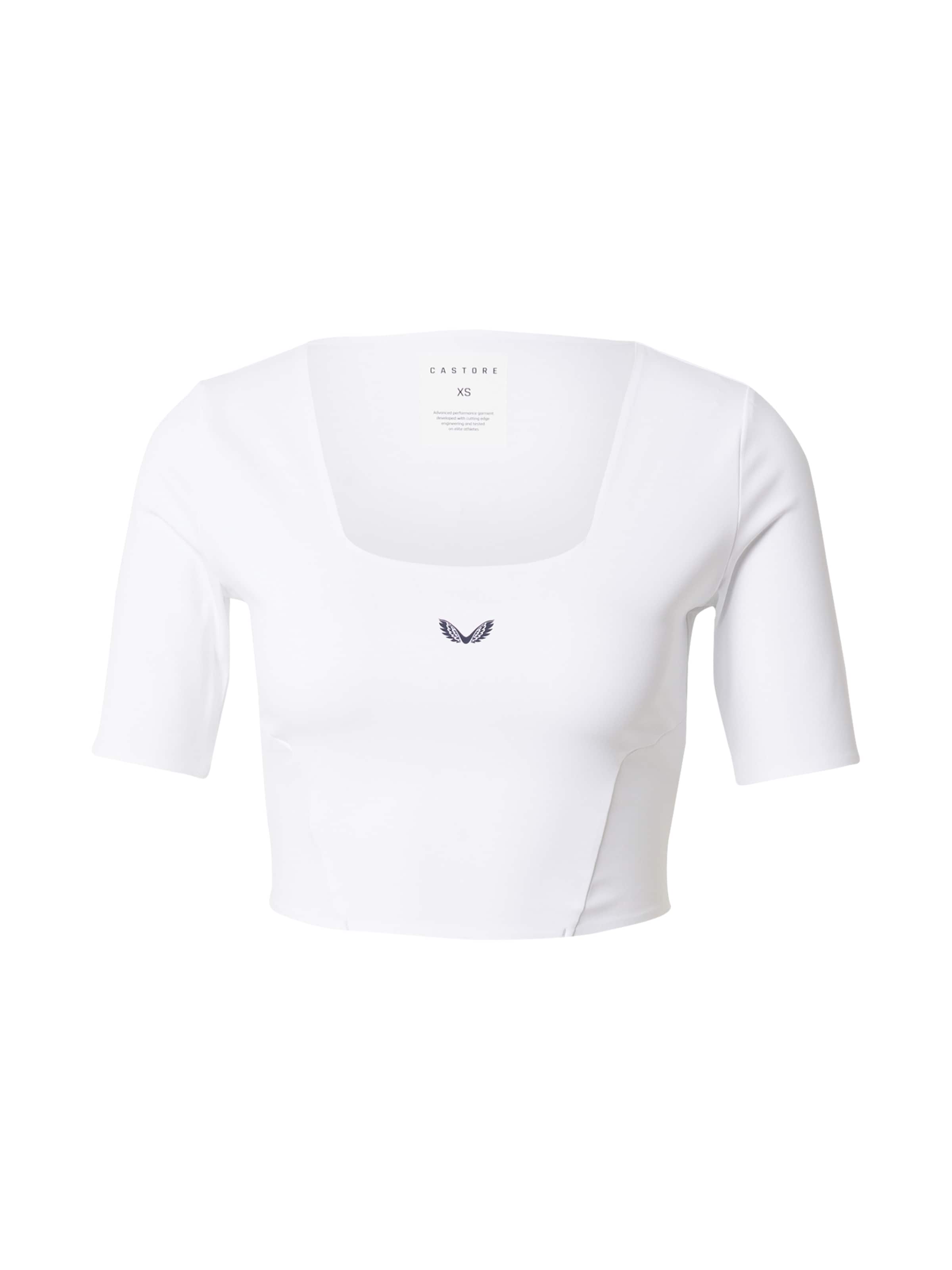 Tricou 'Onyx' de la Castore pe alb: față