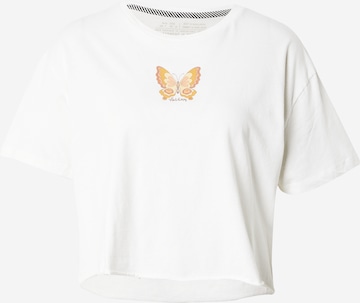 Volcom Shirt 'Sun Keep Trim' in Wit: voorkant