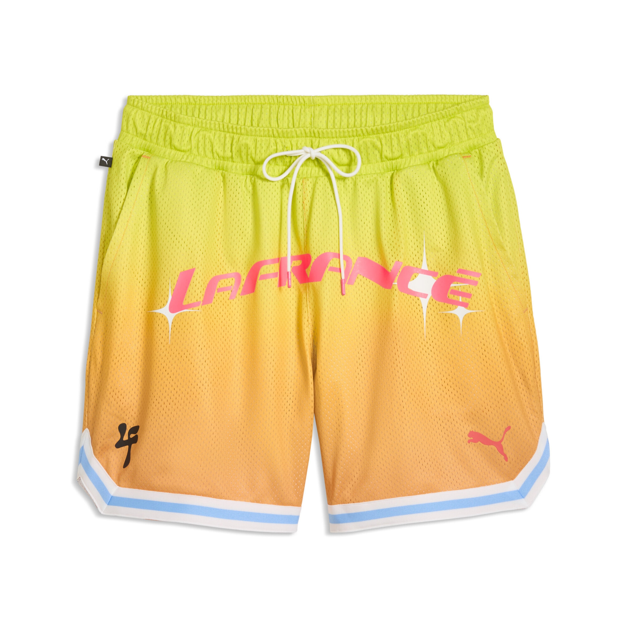 PUMA Regular Sports trousers 'LaFrancé Heem Aerospace Mesh Relaxed ' in Yellow: front