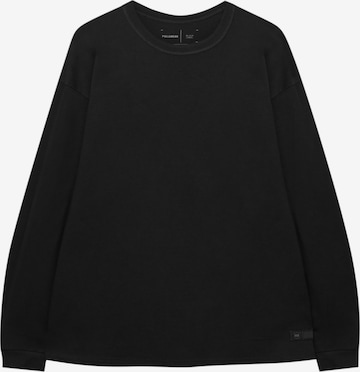 Pull&Bear Shirt in Zwart: voorkant