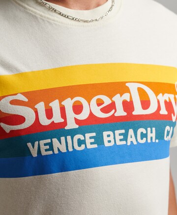 Superdry T-shirt i beige