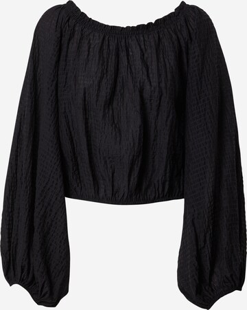 Free People - Blusa 'ALICIA' en negro: frente