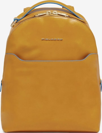 Piquadro Rucksack in Gelb: Vorderseite