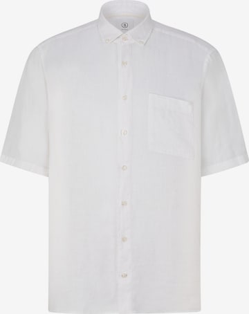 BOGNER Regular fit Button Up Shirt 'Lykos' in White: front