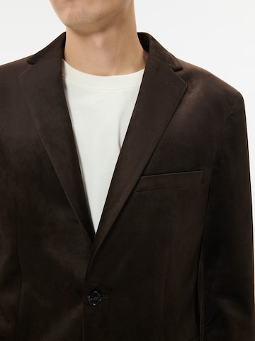 brūns Matinique Slim fit Klasiska žakete 'MAGeorge'