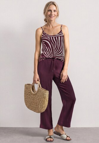 STREET ONE - Pierna ancha Pantalón 'Emee' en rojo