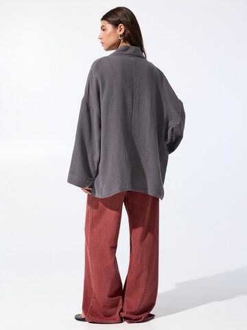 Pull&Bear Kimono w kolorze szary