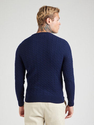 Pull-over 'CLASSIC' Hackett London en bleu : derrière