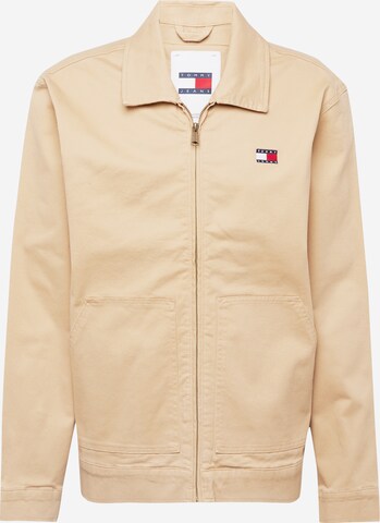 Tommy Jeans - Chaqueta de entretiempo en beige: frente