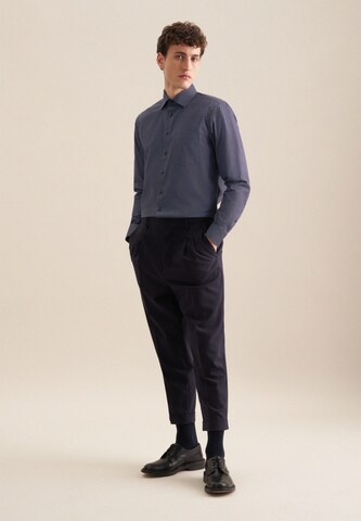 Coupe regular Chemise business SEIDENSTICKER en bleu