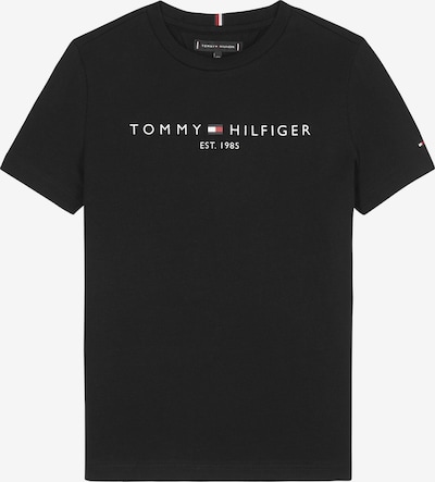 Tricou TOMMY HILFIGER pe negru / alb, Vizualizare produs