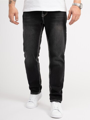 Rock Creek Loose fit Jeans in Grey: front