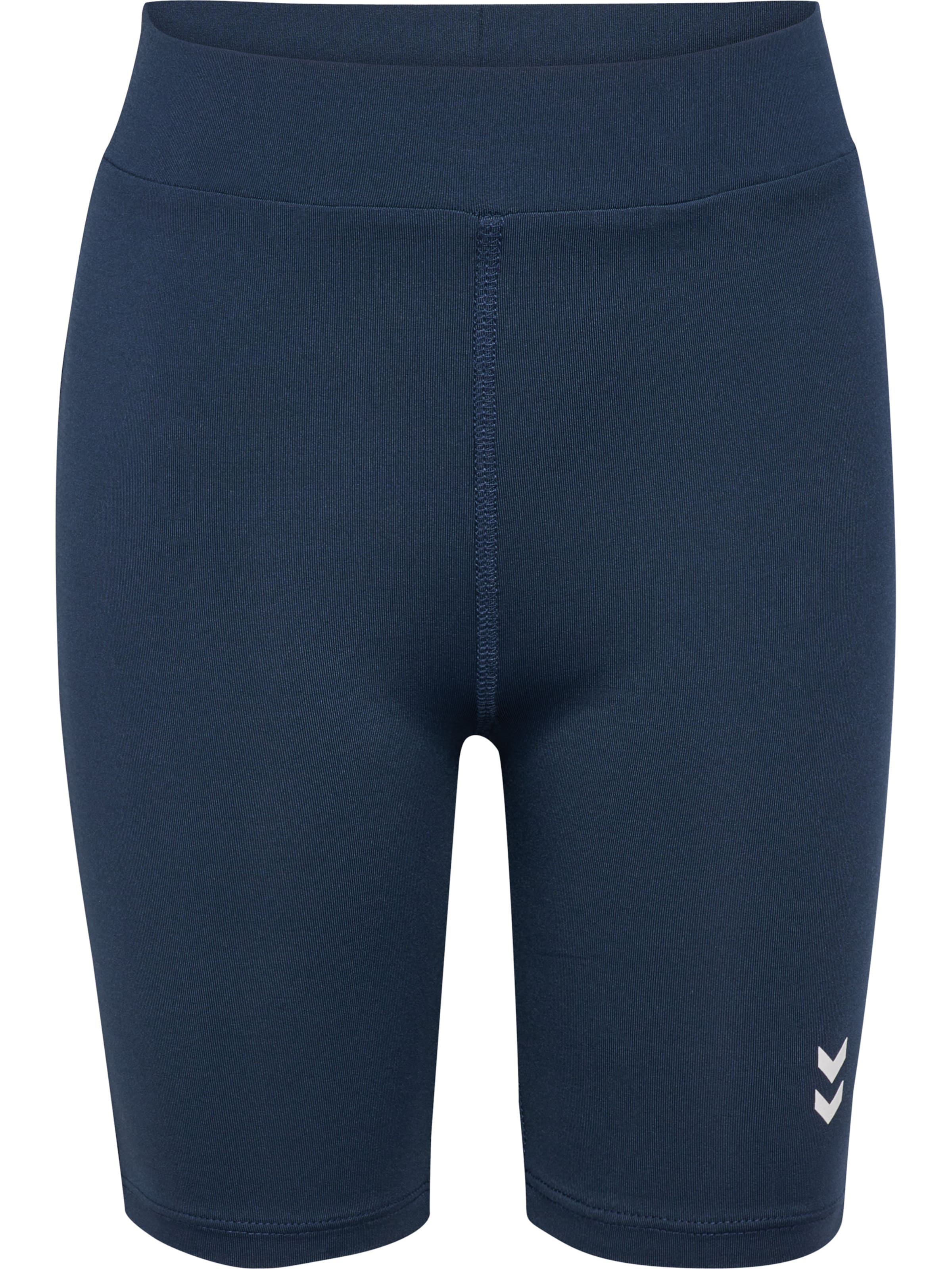 Hummel Skinny Sports trousers in Blue: front