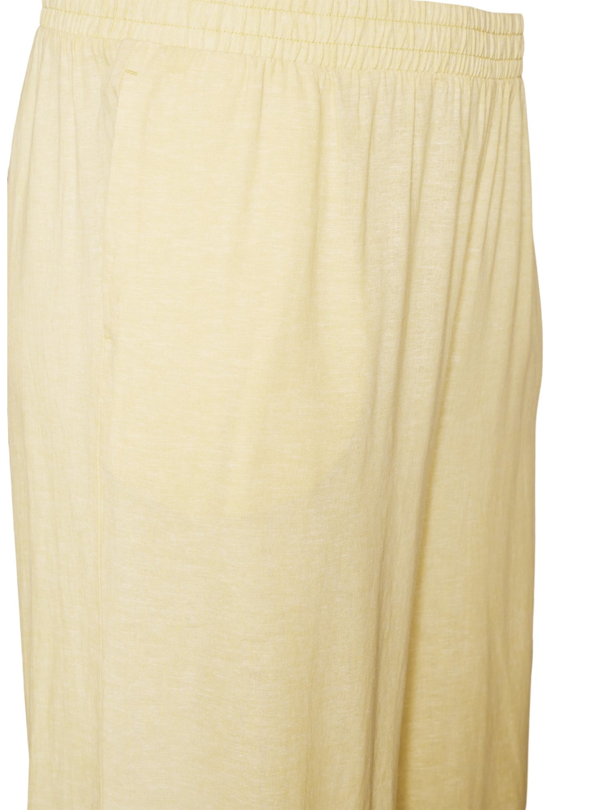 Regular Pantaloni 'Vline' de la Zizzi pe galben