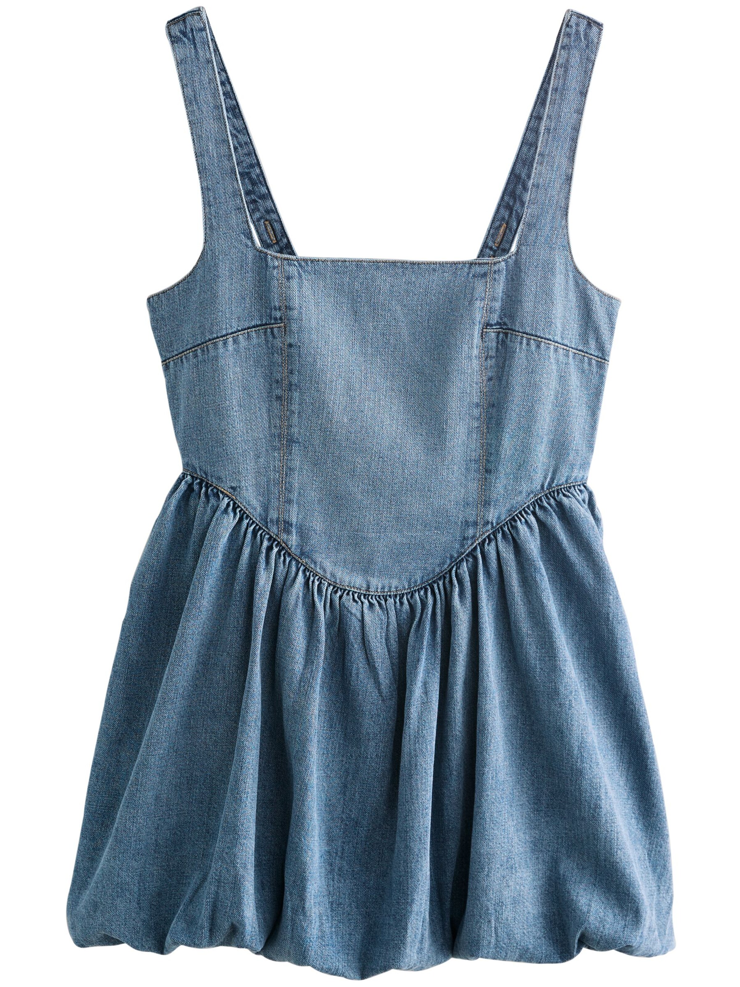 Rochie de la Next pe albastru: față