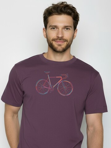 GREENBOMB Shirt ' Fusion Colors ' in Rood