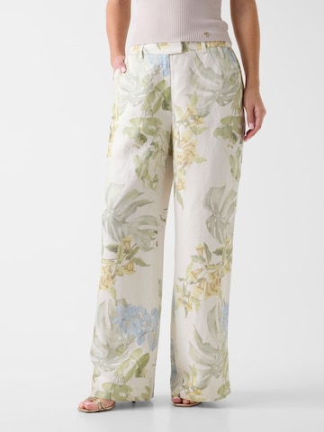 GUESS Wide Leg Hose in Grün: Vorderseite