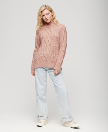 Superdry Sweater in Pink