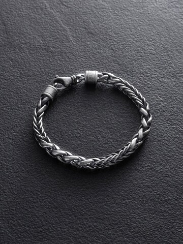 REYTEL - Pulsera 'BOND' en plata: frente