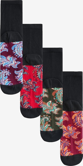 Next Sukat värissä vaaleansininen / vihreä / punainen / viininpunainen / musta, Tuotenäkymä