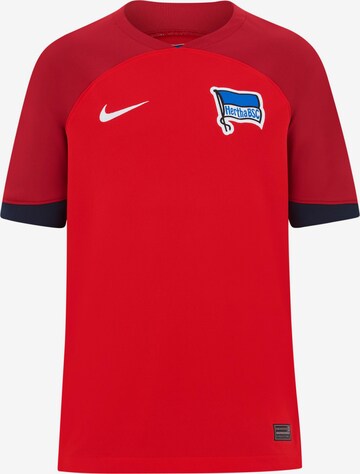 NIKE Performance Shirt 'Hertha BSC 23/24' in Red: front