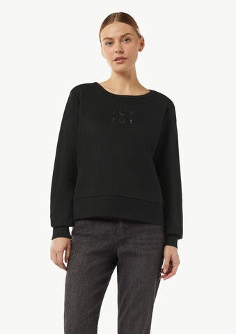 comma casual identity Sweatshirt in Schwarz: Vorderseite