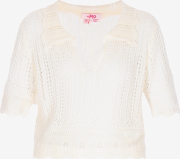 MYMO - Pullover 'Young Fashion' em branco: frente