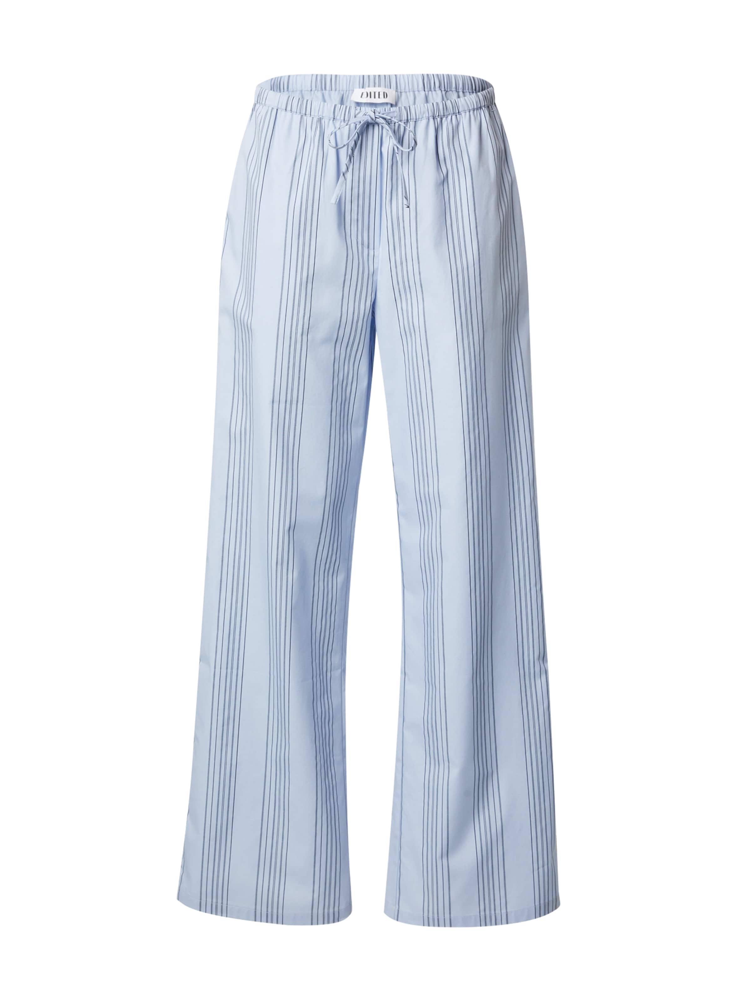 EDITED Wide leg Pants 'Bjelle' in Blue: front