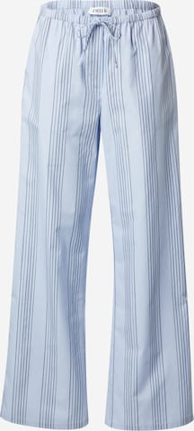 EDITED Zvonové kalhoty Kalhoty 'Bjelle' – modrá: přední strana
