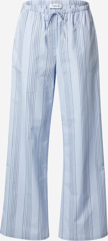 Wide Leg Pantalon 'Bjelle' EDITED en bleu : devant