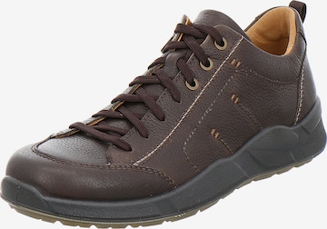 JOMOS Lace-Up Shoes 'Akzent' in Brown: front