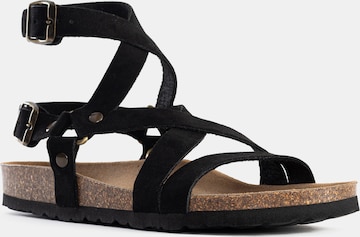 Bayton Sandalen met riem 'Armidale' in Zwart