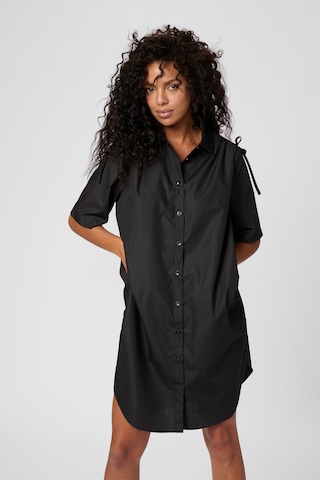 Robe-chemise 'Amayai' Kaffe en noir : devant